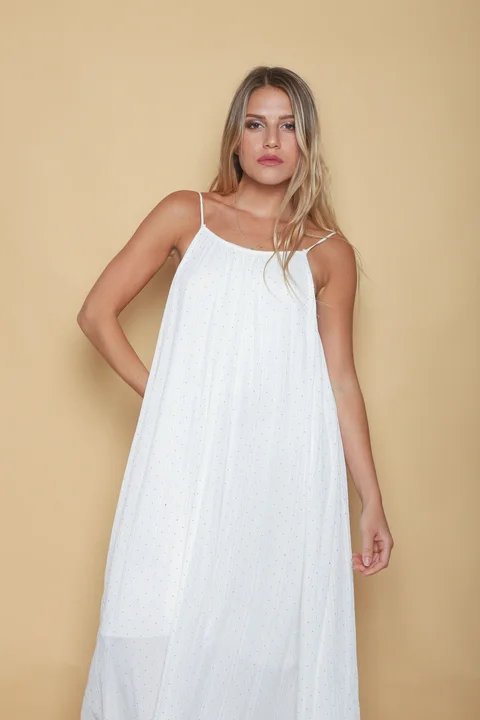 Vestido Orily Amplio con Piedras GU40-2