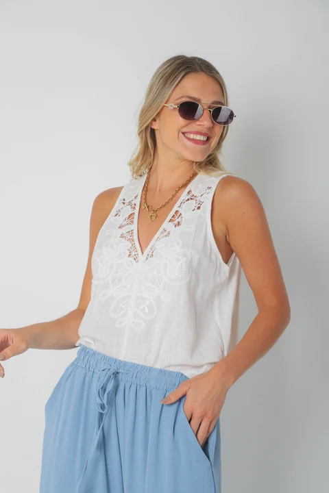 Pantalón OCEAN de CEY con Tiras y Bolsillos GU0331