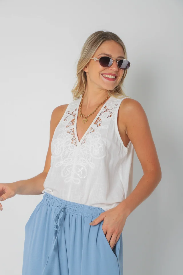 Pantalón OCEAN de CEY con Tiras y Bolsillos GU0331