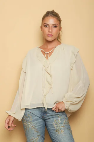 Blusa KIMBERLY Gasa GUK70279 - Vista 6