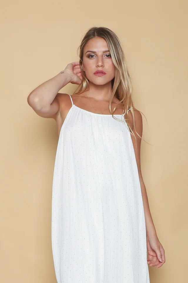 Vestido Orily Amplio con Piedras GU40-2