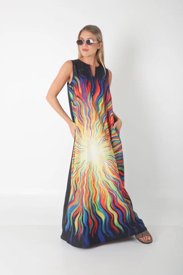 Vestido STARK LLUVIA DE COLORES GU261