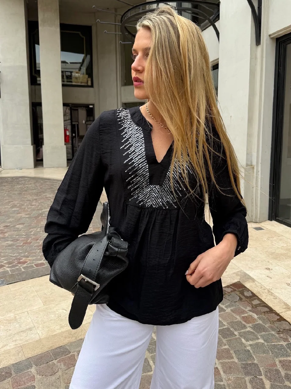Blusa GUILBOA Bordada GU 6217