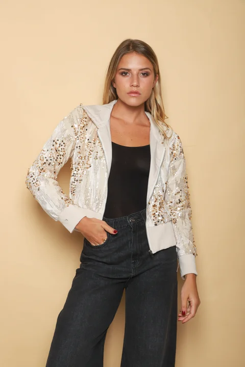 Camperita Lluvia Lentejuelas C/ Capucha GU70085