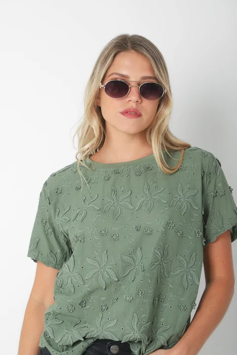 Remera SHANGAI Bordada GU5161