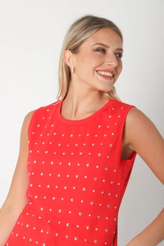 Musculosa  AIME Premium Algodón con Tachas GU70137 - Vista 2