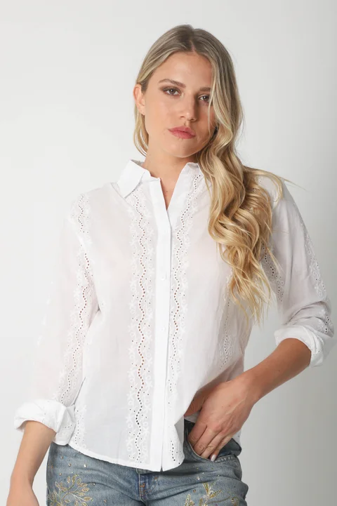 Camisa KAINE Broderie GUK70132