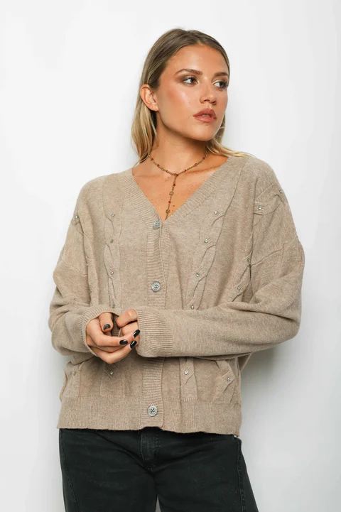 Saco Savina c/Piedra y Boton Brillos GUL805