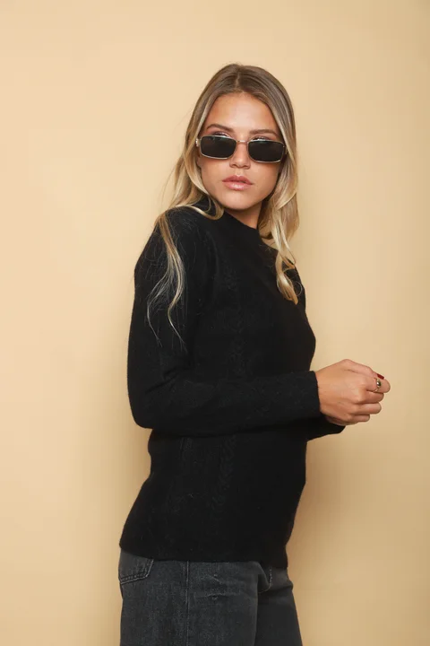 Sweater REINA Panal con Trenzas 0722