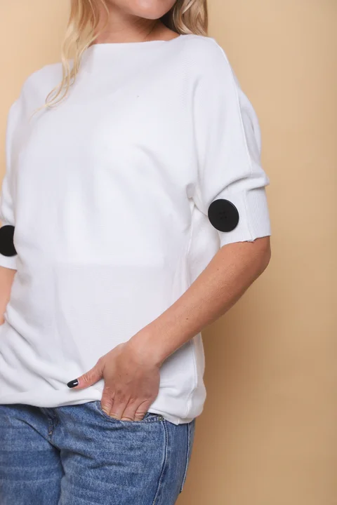Sweater NICE Bremer Manga 3/4 y Botones GU817