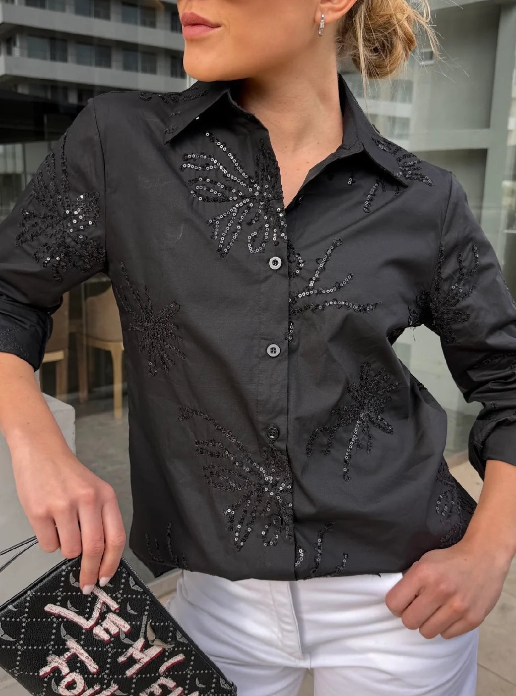 Camisa FLORENTINA Bordada GU278768