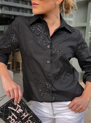 Camisa FLORENTINA Bordada GU278768 - Vista 2