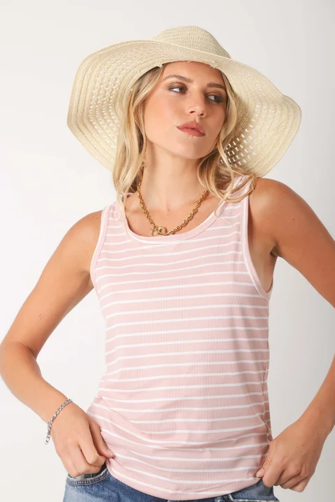 Musculosa RAVE MORLEY RAYADA