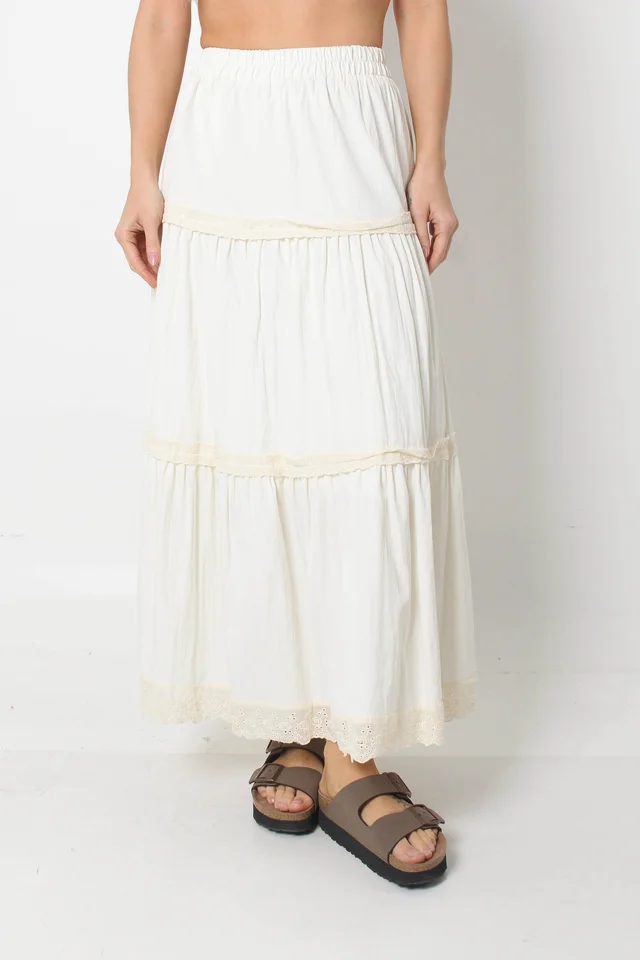 Pollera VISCAYA Paisana Con Puntilla GUN62284