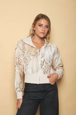 Camperita Lluvia Lentejuelas C/ Capucha GU70085 - Vista 1