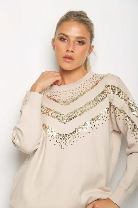 Sweater ANBAR c/ Brillos GU67701