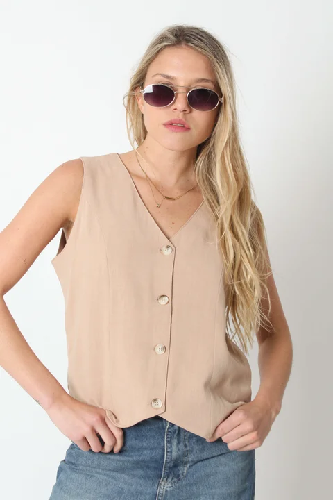 Chaleco SANDERS Lino Sastrero GUC47