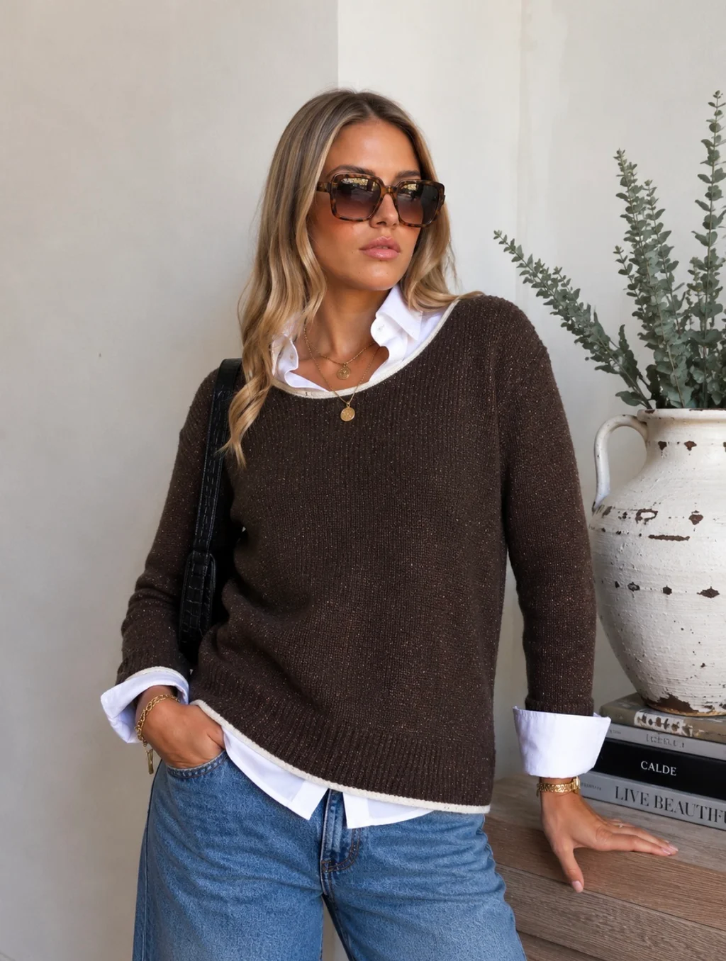 Sweater EDIMBURG Guarda Combinada y Lentejuelas GU67603