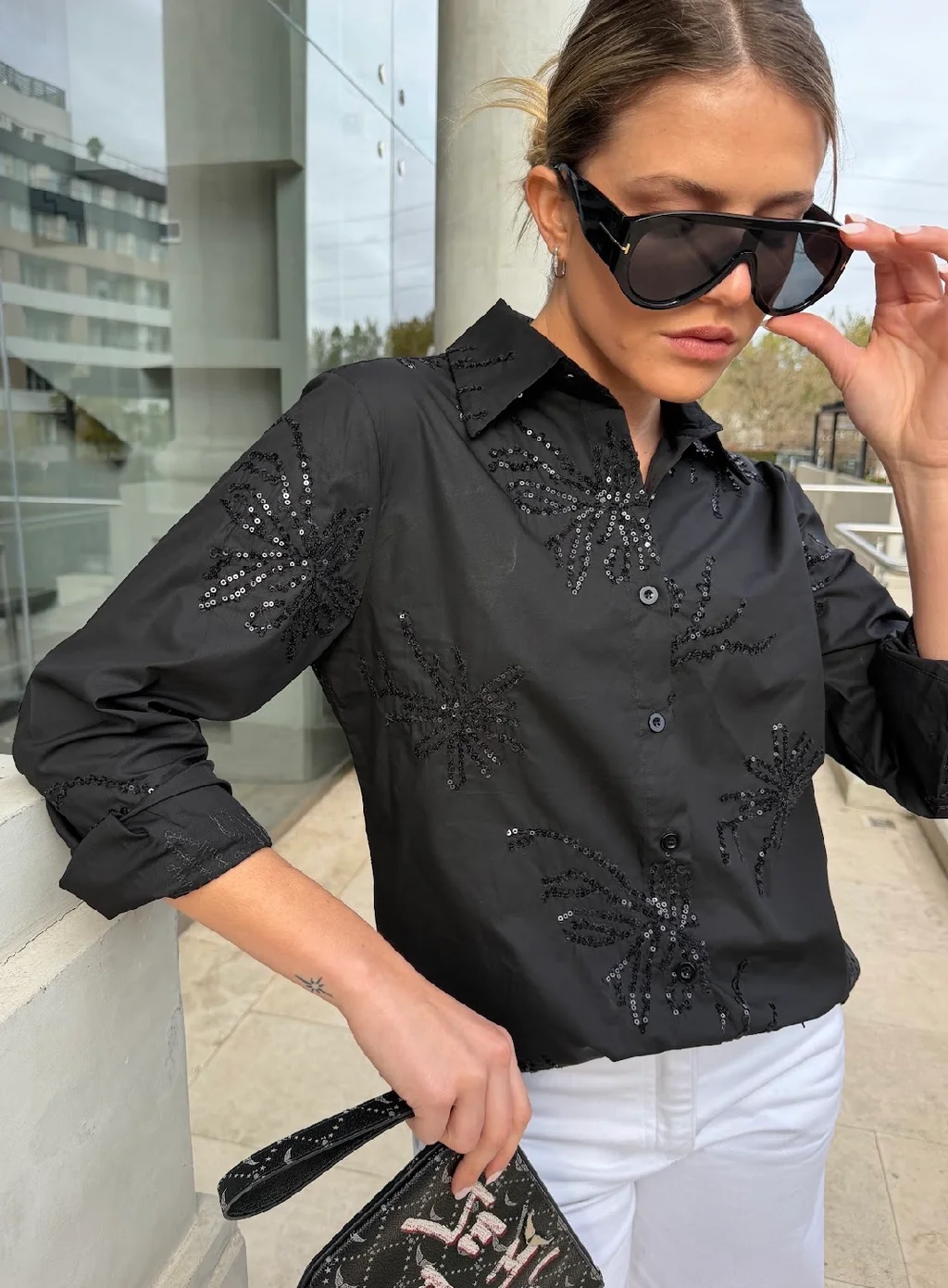 Camisa FLORENTINA Bordada GU278768