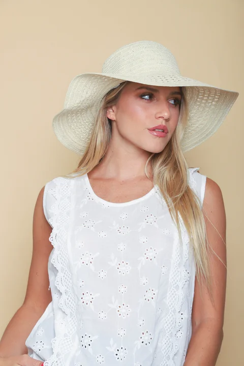 Blusa MUISY Broderie c/Volado GUK70222