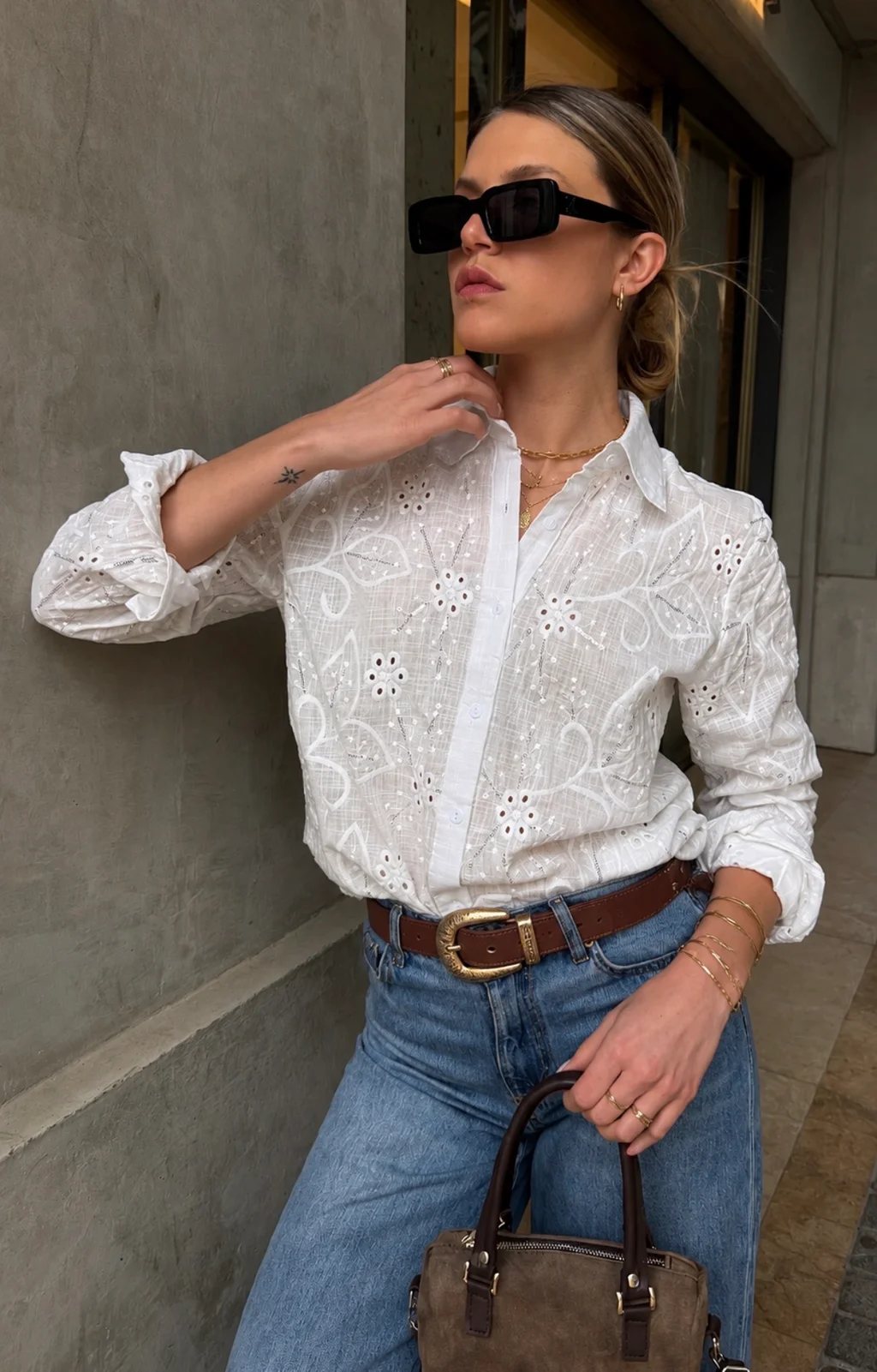 Camisa WANER Lino Bordada GU70237