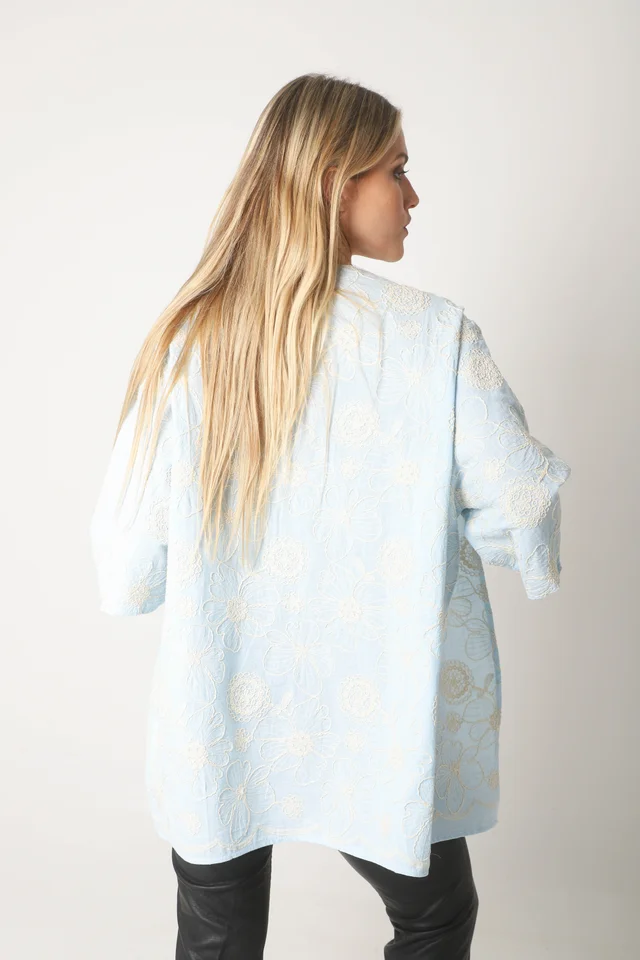 Kimono GALIA de Lino Bordado GU5172