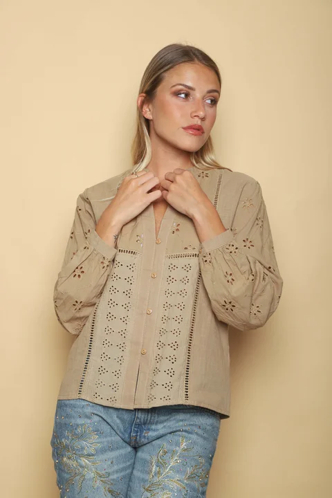 Camisa DARCIL Broderie GU70199