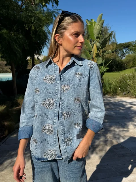 Camisa VINAH Jean Bordada GU278769