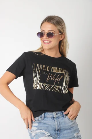 Remera WILD c/piedras GU5191 - Vista 5