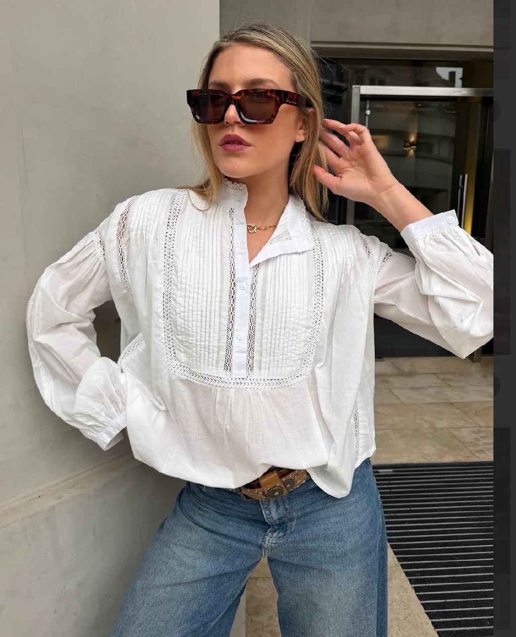 Camisola  MURAY Tablitas y Guipiur GU70233
