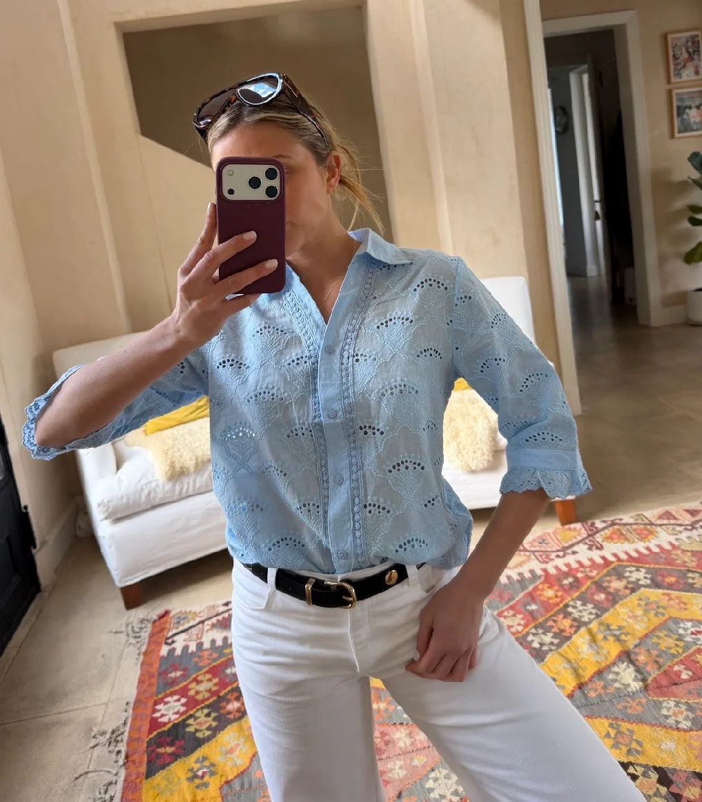 Camisa BLOW Broderie Manga 3/4 GU70157