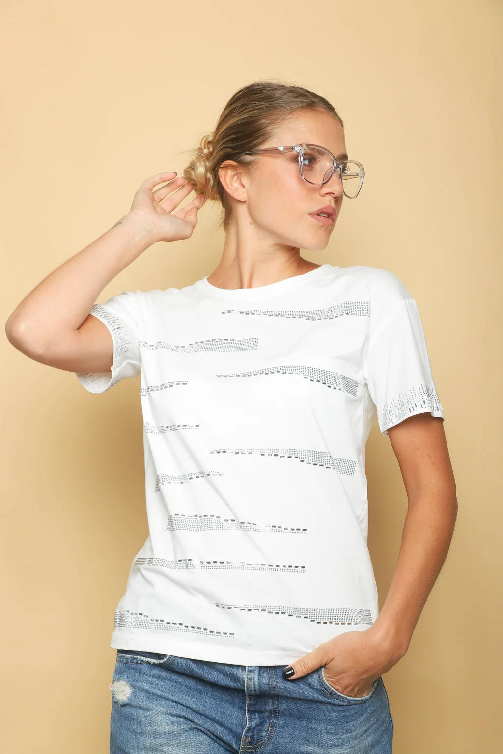 Remera SIDNEY c/strass GV919307