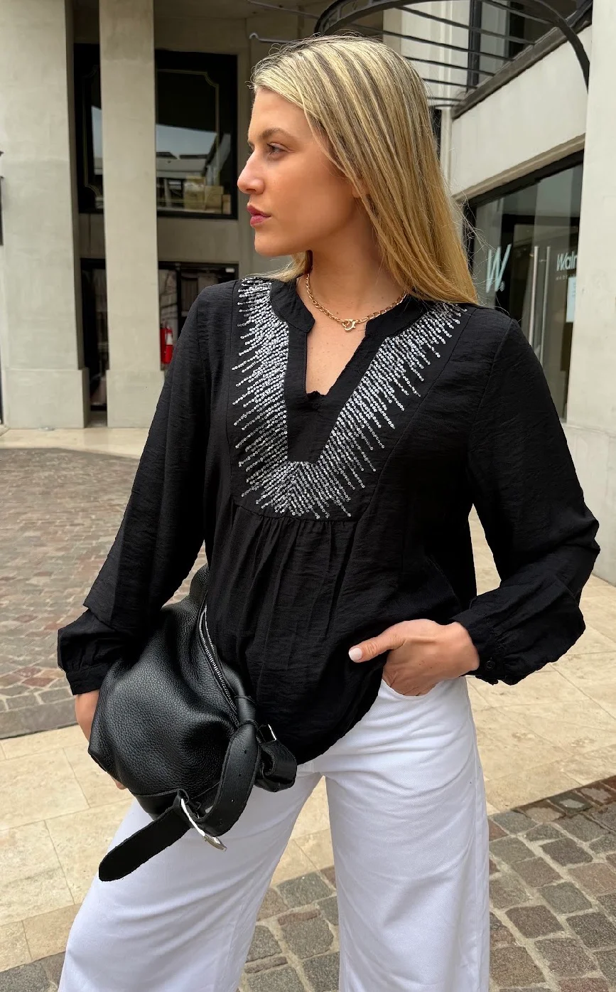 Blusa GUILBOA Bordada GU 6217
