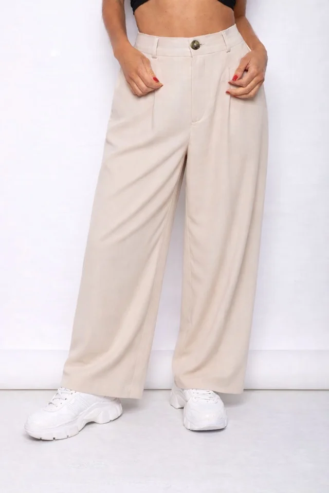Pantalón JANE Sastrero con pasa cinto y elastico GUP33019