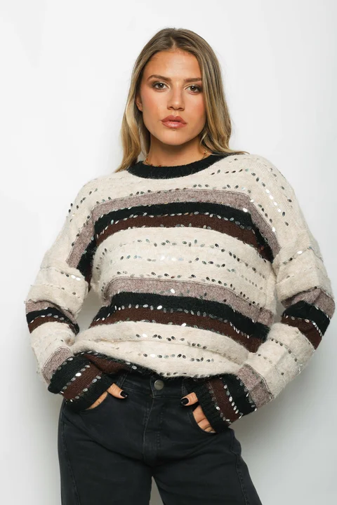 Sweater ADIGIO c/lentejuelas GUL831