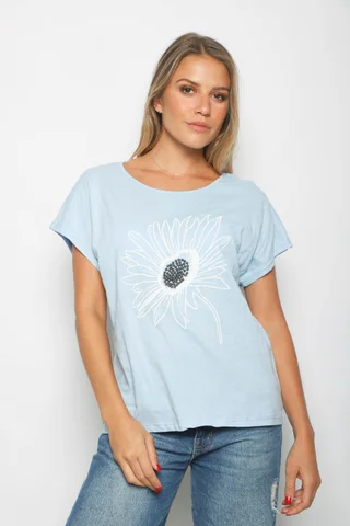 Blusa SUASI Lino c/ Piedras GU70104 - Vista 2