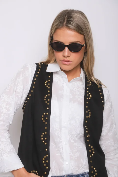 Chaleco RAWSON Gamuza Tachas GU70278