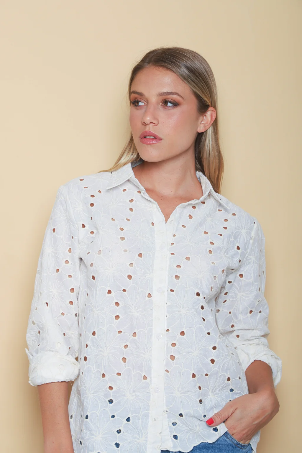 Camisa BALLYS Bordada GU70011