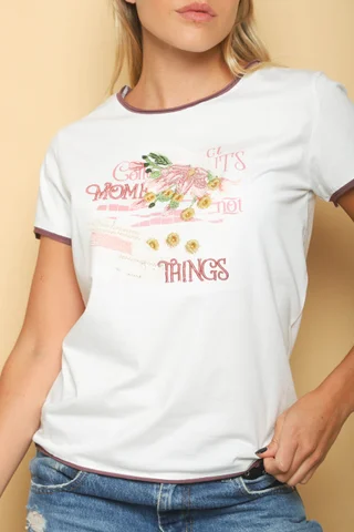 Remera THINGS Bordada GU356346 - Vista 1