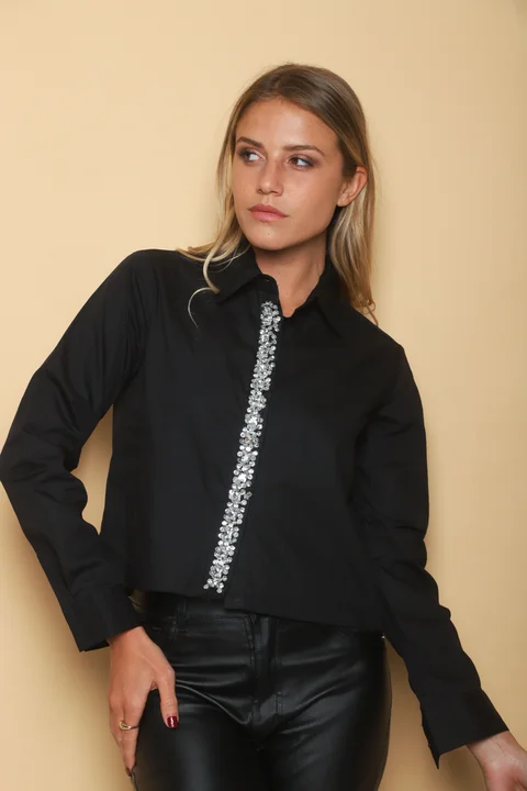 Camisa Bijou con Piedras GUK70059