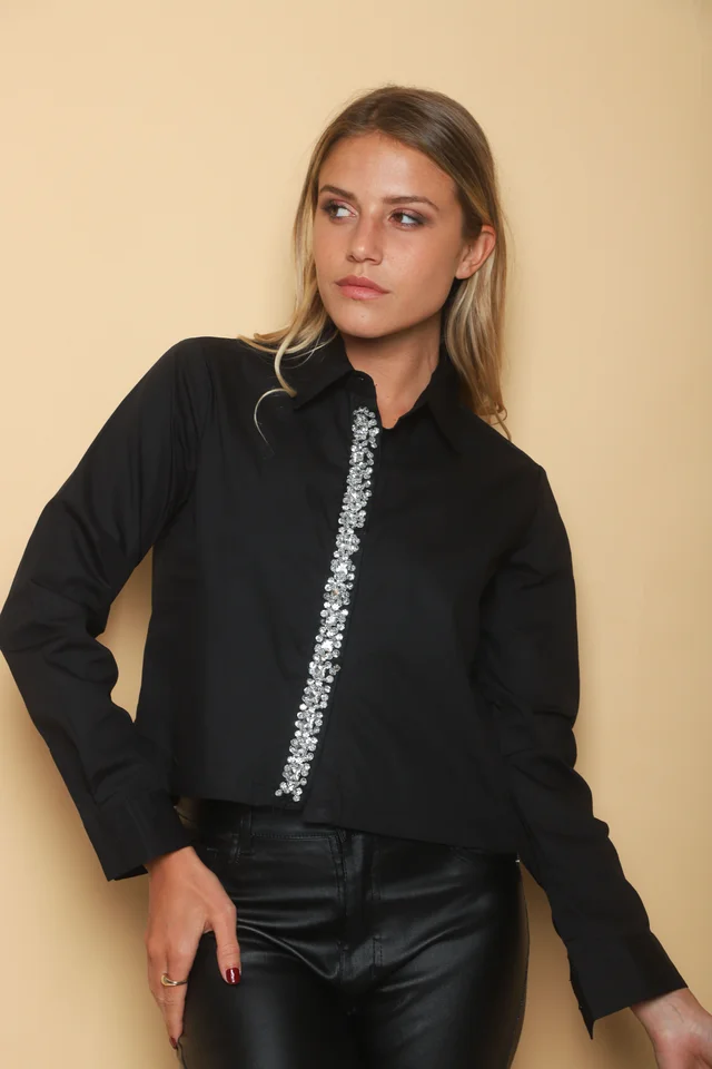 Camisa Bijou con Piedras GUK70059