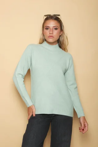 Media Polera CARMIEL LANA CHASMIRE GU0723 - Vista 3