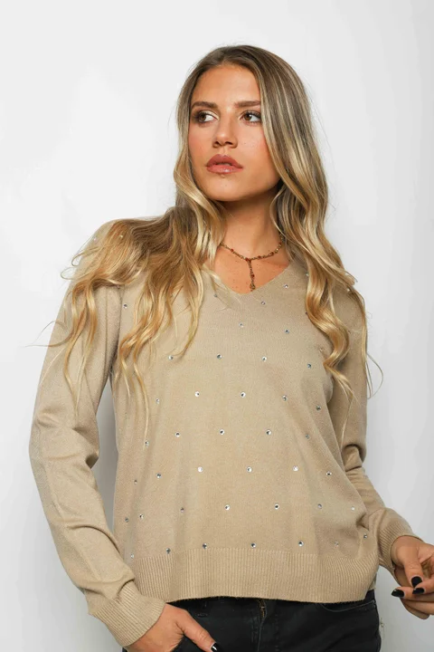 Sweater SENA Bremer c/ Strass GU615
