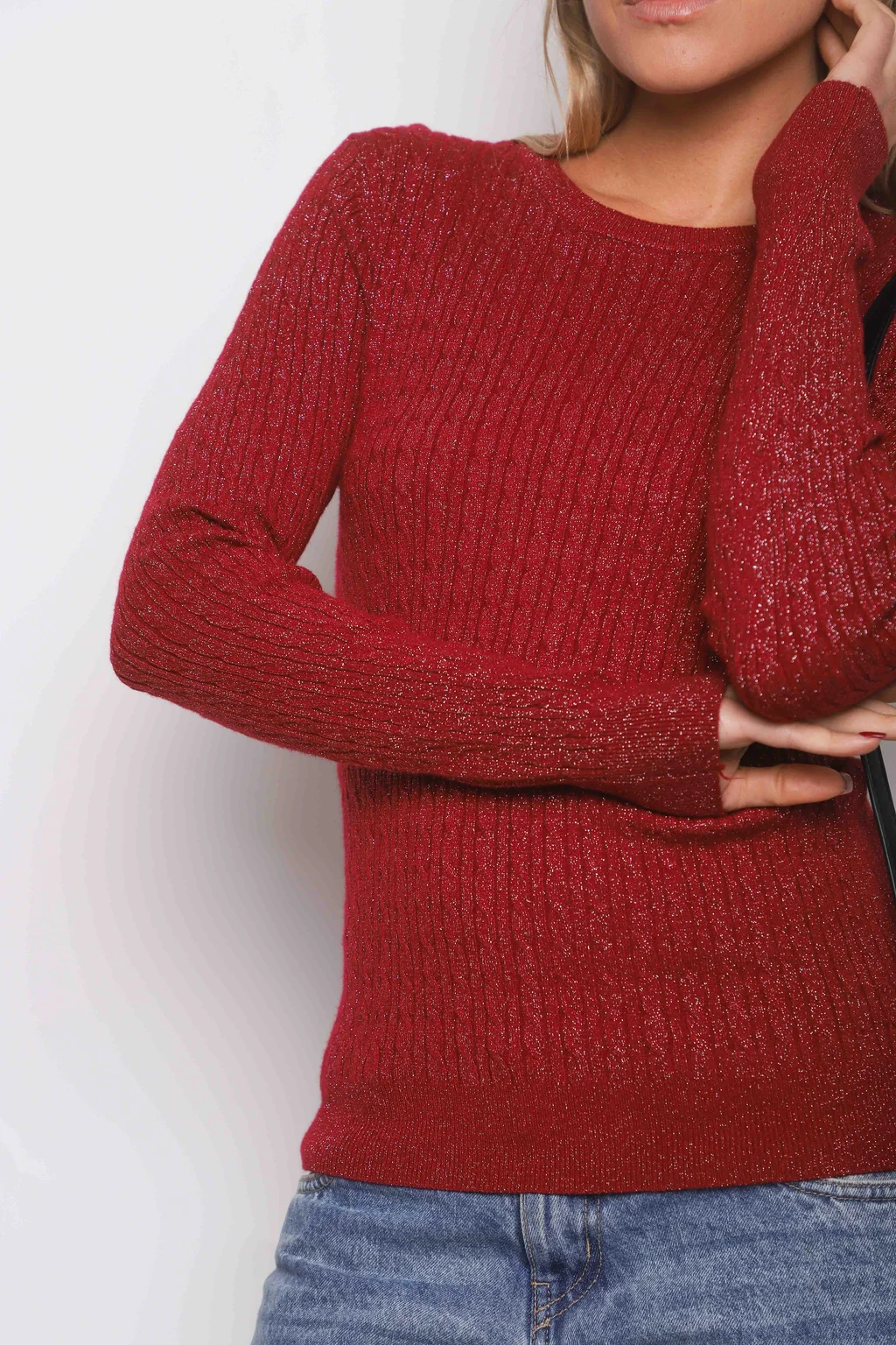 Sweater KALU Trenzado Lurex GUL656