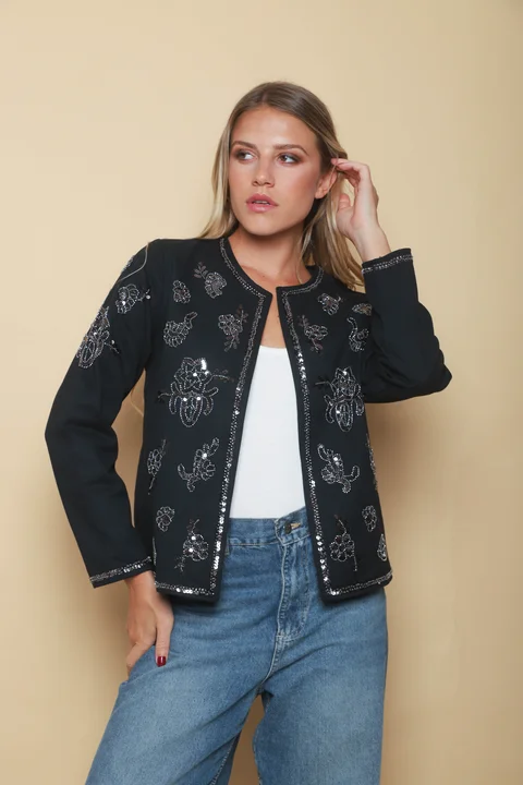 Chaqueta LOREIN Gabardina Bordada GU6004