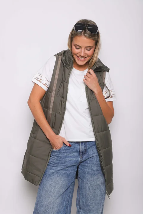 Chaleco Largo Botones ALPES GU98507