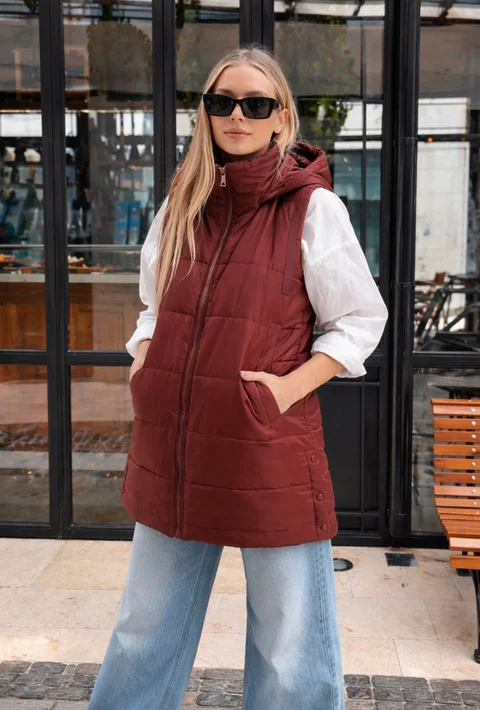 Chaleco Largo Botones ALPES GU98507