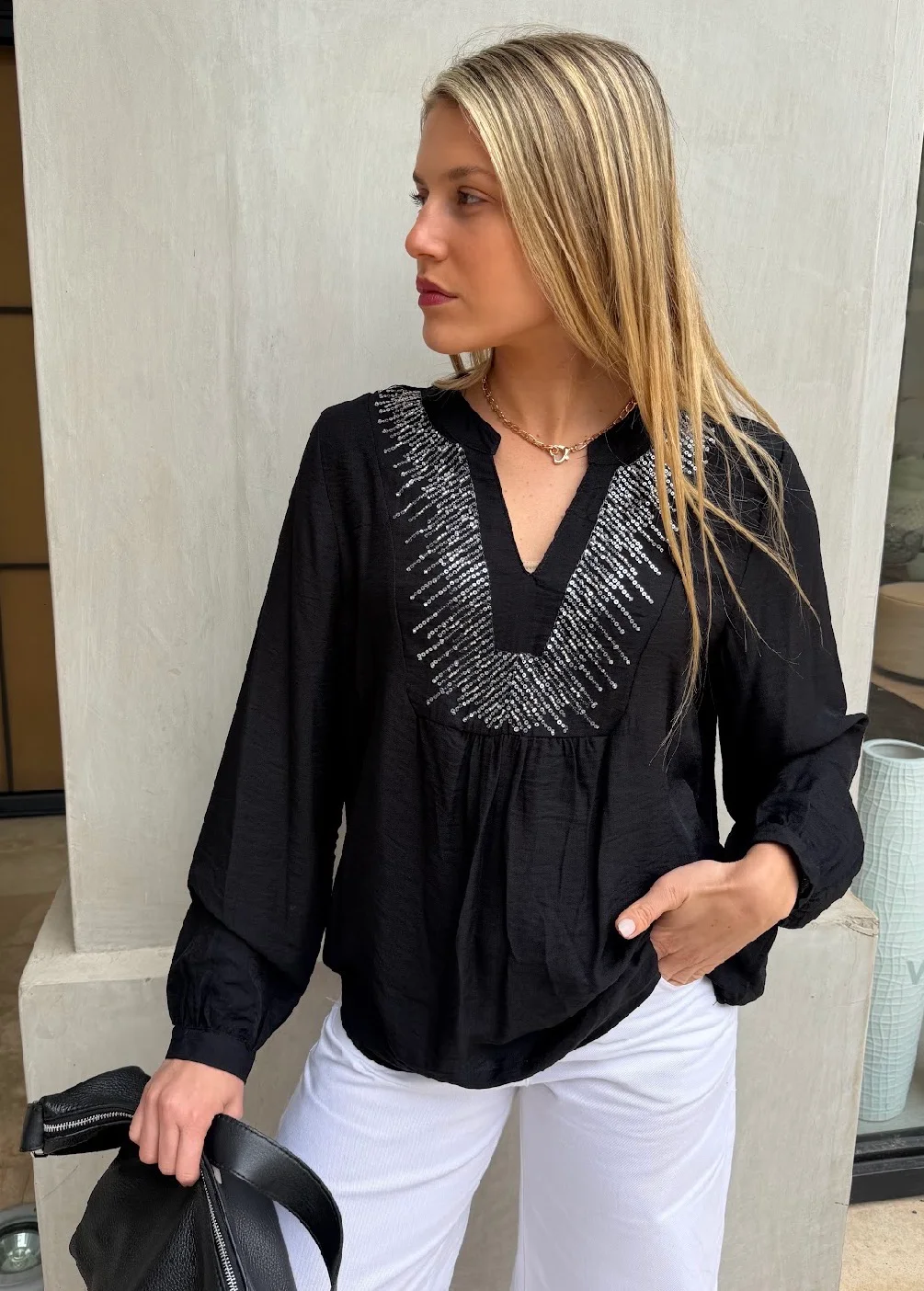 Blusa GUILBOA Bordada GU 6217