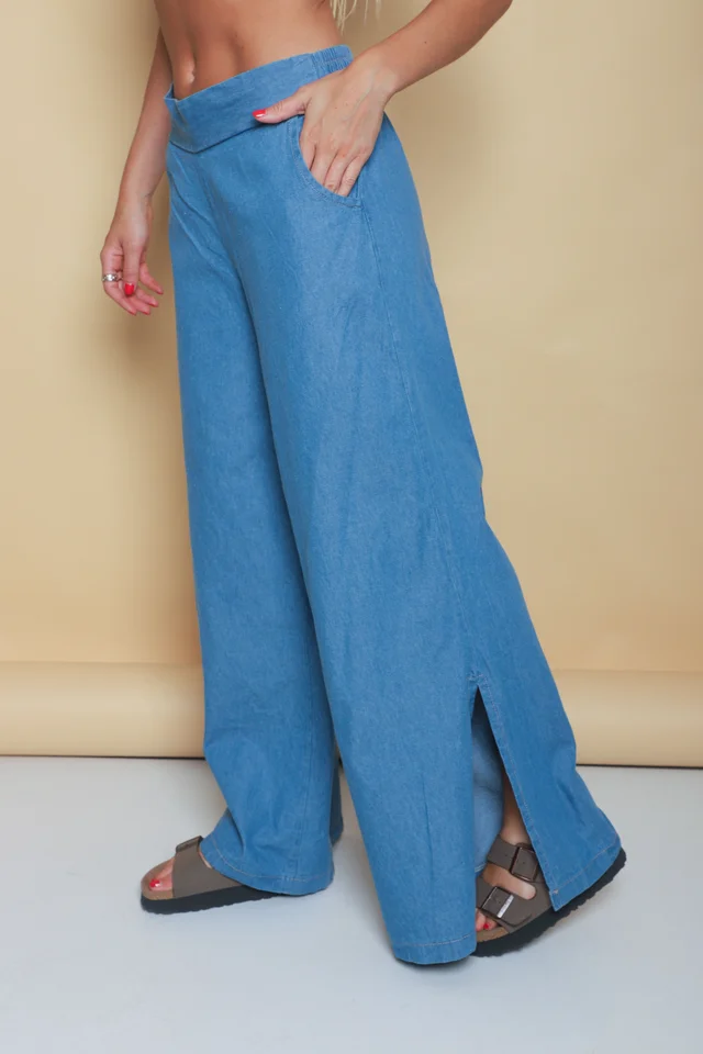 Maxi Palazo Denim SUMMER BLUE