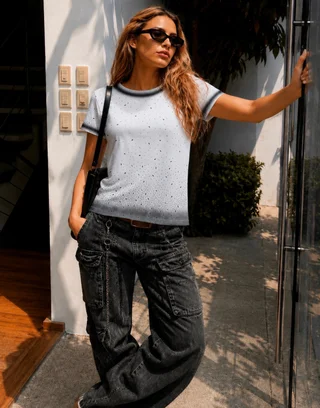 Remeron WEISS BATIK con Strass GU919311 - Vista 5